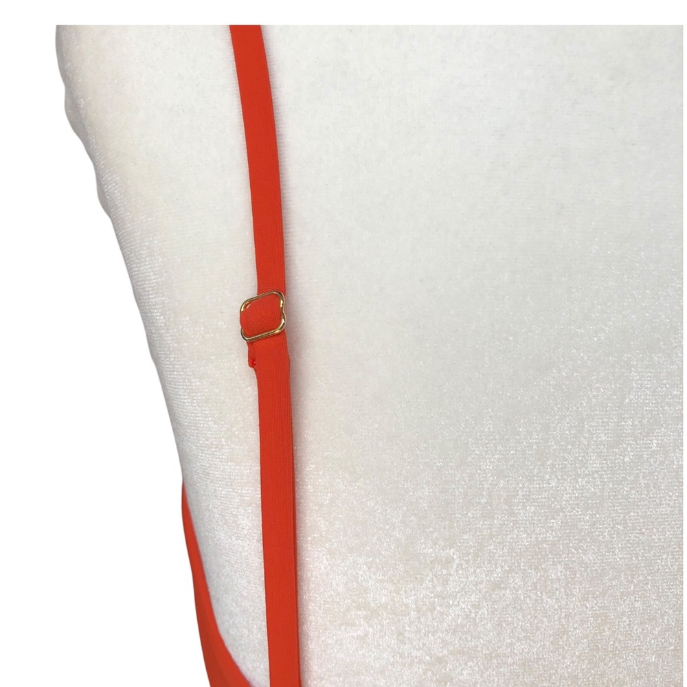 Tory Burch Adjustable Orange Bathing Suit top - Picture 8 of 10